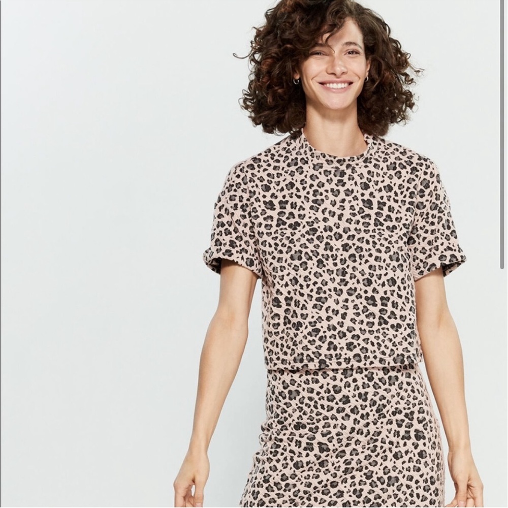 WALTER BAKER All Over Leopard-Print Top S
